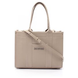 Balenciaga Hardware Tote S Beige