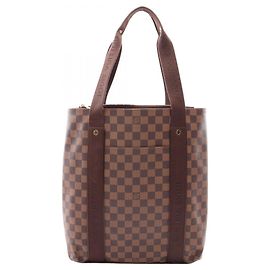 Borsa Louis Vuitton Cabas Bobour Marrone Damier ebene