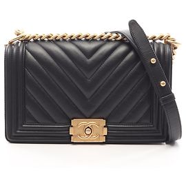 Chanel Boy Shoulder Bag Black