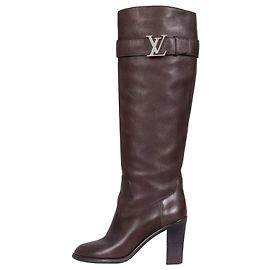Louis Vuitton Brown Monogram Leather Boots EU 37 Pre-owned Other