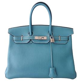 Hermès Birkin 35 Togo Bleu Jean Bleu