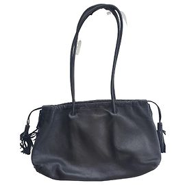Borsa a spalla Gucci Vintage in pelle nera Nero
