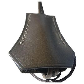 Hermès Kelly Clochette e Cursore in Pelle Cachi