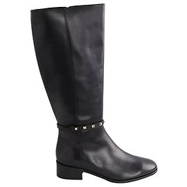 Lk Bennett Stevie Stiefel aus schwarzem Leder Schwarz