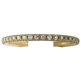 Autre Marque Tiffany & Co. Metro Full Eternity Band Ring Golden