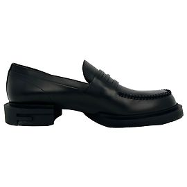 Mocassins Frame Slip-On Fendi em couro de bezerro preto Preto