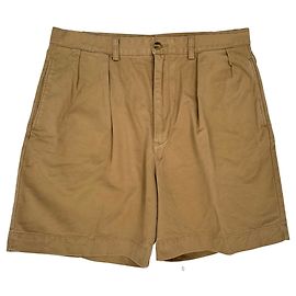 Bermudas Chino Plisadas Ralph Lauren en Algodón Beige Beige