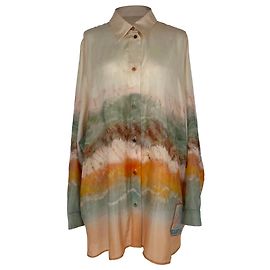 Camicia rilassata Zimmermann Daylight in seta multicolore Multicolore