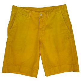 Bermudas bordadas de algodón amarillo de Polo by Ralph Lauren Amarillo