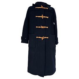 Polo by Ralph Lauren Double-Faced Toggle Coat in Navy Blue Wool Blue Navy blue