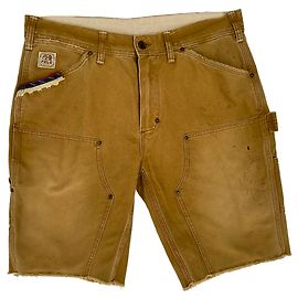 Bermudas Vintage Polo by Ralph Lauren en algodón marrón Castaño Roja