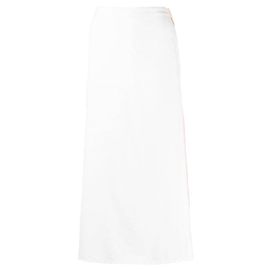 Yohji Yamamoto Gonna anni 2000 Branco
