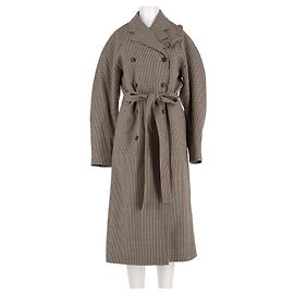 Autre Marque Manteau en laine marron BITE Marron
