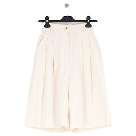 Autre Marque Short en coton blanc THE FRANKIE SHOP Blanc