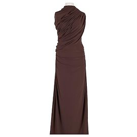 Autre Marque Robe maxi marron DEME Marron