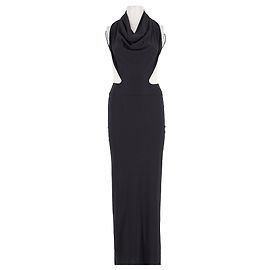 Autre Marque Vestido maxi preto AMAZUIN Preto