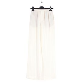 Autre Marque Calças de seda brancas ROHE Branco