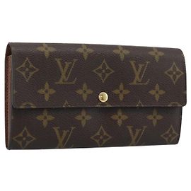 LOUIS VUITTON Monogram Portefeuille Sarah Long Wallet M60531 LV Otro