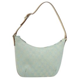 GUCCI GG Canvas Shoulder Bag Light Blue Gold 005 0813 Altro