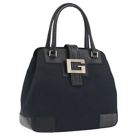 GUCCI Handtasche Canvas Schwarz Goldfarben 002 1103 Andere