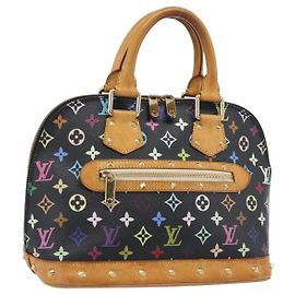 LOUIS VUITTON Sac à main Alma Monogram Multicolor Noir M92646 LV Autre