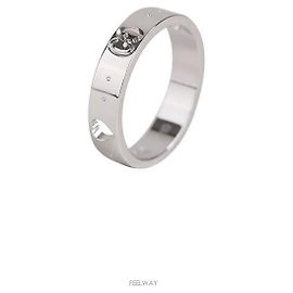 Gucci Anillo Heart Icon Oro Blanco Talla Blanco
