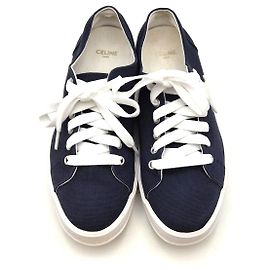 Céline Sapatilhas Triomphe Jane Navy Azul