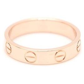 Cartier Anel Love Small em ouro rosa Rosa