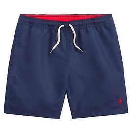 Ralph Lauren Bermudas de baño bordadas Red Pony Azul