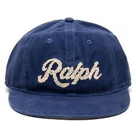 Ralph Lauren Boné de beisebol com logótipo bordado Navy Azul