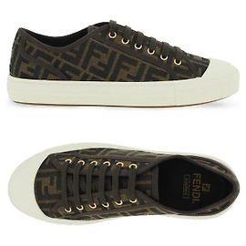Fendi Jacquard FF Logo Sneaker Schwarz Schwarz