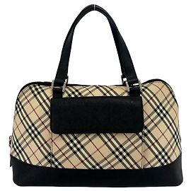 Bolsa de mão Burberry Nova Check Preto Bege