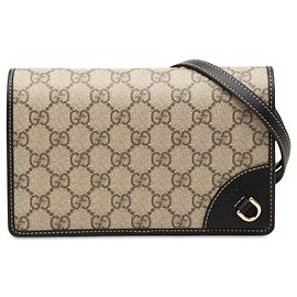 Bolso Bandolera Gucci Beige GG Supreme Web Beige
