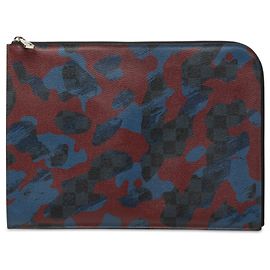Louis Vuitton Black Damier Cobalt Camouflage Pochette Jour GM Black