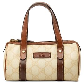 Bolso Boston Gucci White Mini GG Supreme Joy Blanco