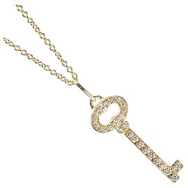 Autre Marque Colar Chave Oval Tiffany & Co. Dourado