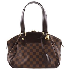 Louis Vuitton Verona PM Tote Bag Brown