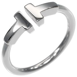 Autre Marque Anel Tiffany & Co. T Wire em ouro branco 18K Outro