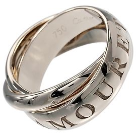 Cartier Trinity 1998 Christmas Ring White Gold Other