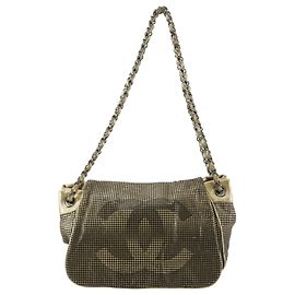 Sac à rabat Chanel Hollywood Accordion Doré