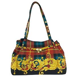 Versace Baumwolltote-Bag Mehrfarben