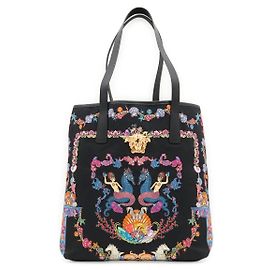 Borsa Tote Versace La Medusa Nero