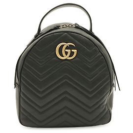 Gucci GG Marmont Backpack Black