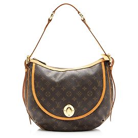 Bolsa de Ombro Louis Vuitton Monogram Canvas Tulum GM Marrom