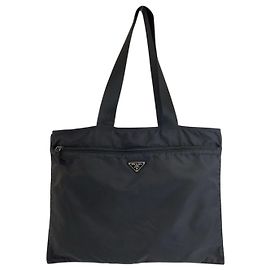 Prada Tessuto Tote Bag Black