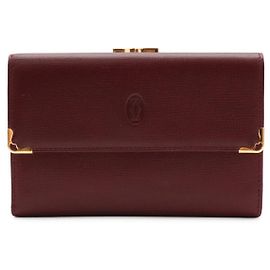 Cartier Tri-fold Long Wallet Brown