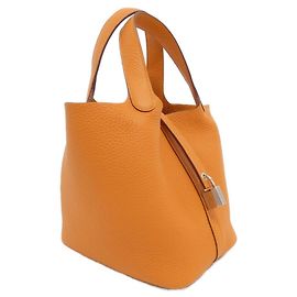Hermès Sac à main Hermes Picotin Lock PM Orange