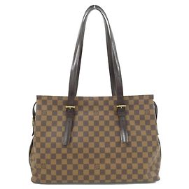 Bolsa de Ombro Louis Vuitton Damier Chelsea Damier ebene