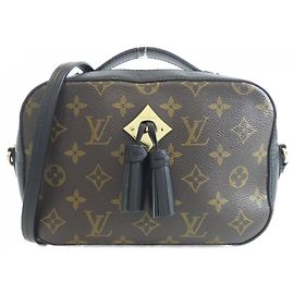 Borsa a tracolla Louis Vuitton Monogram Saint-Onge Marrone Nero