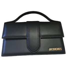 Jacquemus Le Bambino Shoulder Bag Black Leather Black